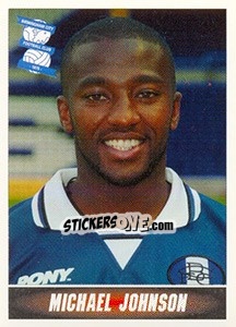 Sticker Michael Johnson - 1st Division 1996-1997 - Panini