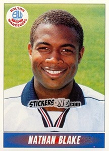 Sticker Nathan Blake - 1st Division 1996-1997 n. 39 - Panini