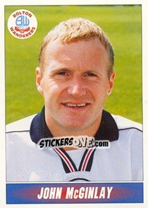 Sticker John McGinlay - 1st Division 1996-1997 n. 40 - Panini