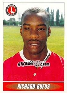 Sticker Richard Rufus - 1st Division 1996-1997 n. 62 - Panini