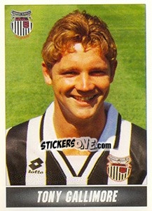 Sticker Tony Gallimore - 1st Division 1996-1997 - Panini