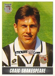 Cromo Craig Shakespear - 1st Division 1996-1997 - Panini