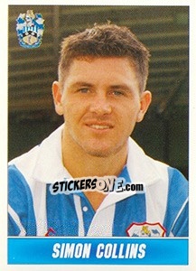 Sticker Simon Collins - 1st Division 1996-1997 n. 107 - Panini
