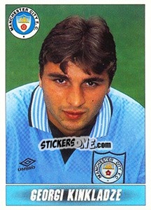 Sticker Georgi Kinkladze - 1st Division 1996-1997 n. 136 - Panini