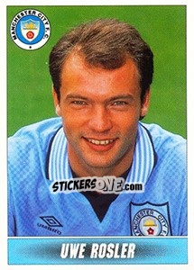 Sticker Uwe Rosler - 1st Division 1996-1997 - Panini