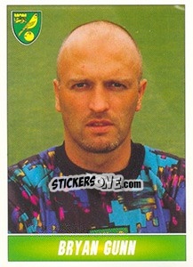 Sticker Bryan Gunn - 1st Division 1996-1997 n. 142 - Panini