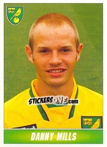 Sticker Danny Mills - 1st Division 1996-1997 n. 144 - Panini