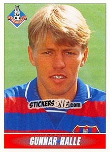 Sticker Gunnar Halle - 1st Division 1996-1997 n. 158 - Panini