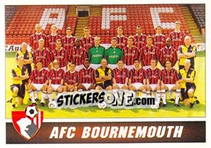 Sticker AFC Bournemouth 1996/97 Squad - 1st Division 1996-1997 - Panini