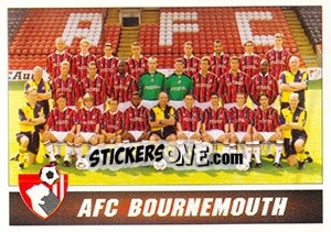 Sticker AFC Bournemouth 1996/97 Squad - 1st Division 1996-1997 n. 169 - Panini