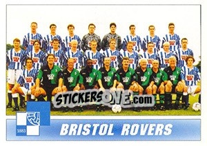 Cromo Bristol Rovers 1996/97 Squad - 1st Division 1996-1997 - Panini