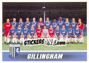 Figurina Gillingham 1996/97 Squad - 1st Division 1996-1997 n. 178 - Panini
