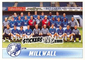 Sticker Millwall 1996/97 Squad