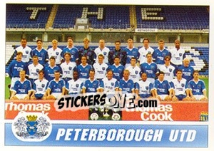 Sticker Peterborough United 1996/97 Squad - 1st Division 1996-1997 n. 182 - Panini
