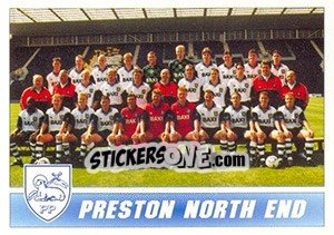 Sticker Preston North End 1996/97 Squad