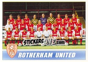 Cromo Rotherham United 1996/97 Squad - 1st Division 1996-1997 - Panini