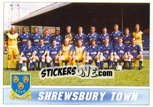 Cromo Shrewsbury Town 1996/97 Squad - 1st Division 1996-1997 - Panini
