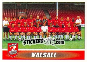 Sticker Walsall 1996/97 Squad