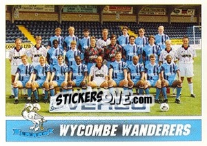 Sticker Wycombe Wanderers 1996/97 Squad - 1st Division 1996-1997 - Panini