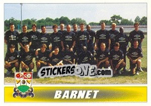 Cromo Barnet 1996/97 Squad - 1st Division 1996-1997 - Panini