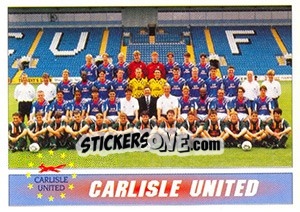 Sticker Carlisle United 1996/97 Squad - 1st Division 1996-1997 n. 197 - Panini