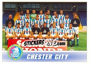 Sticker Chester City 1996/97 Squad - 1st Division 1996-1997 n. 198 - Panini