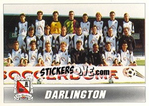 Sticker Darlington 1996/97 Squad