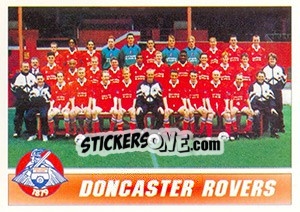 Sticker Doncaster Rovers 1996/97 Squad - 1st Division 1996-1997 n. 201 - Panini
