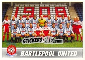 Sticker Hartlepool United 1996/97 Squad - 1st Division 1996-1997 - Panini