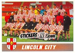 Figurina Lincoln City - 1st Division 1996-1997 - Panini