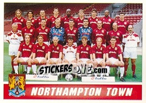 Cromo Northampton Town 1996/97 Squad - 1st Division 1996-1997 n. 210 - Panini