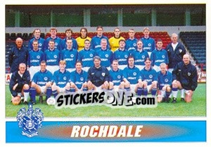 Sticker Rochdale 1996/97 Squad