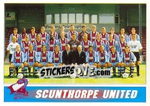 Cromo Scunthorpe United 1996/97 Squad - 1st Division 1996-1997 - Panini
