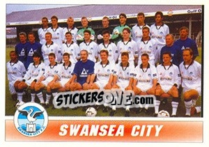 Figurina Swansea City 1996/97 Squad - 1st Division 1996-1997 - Panini