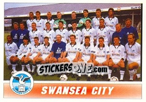 Sticker Swansea City 1996/97 Squad - 1st Division 1996-1997 n. 214 - Panini