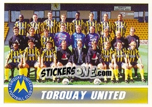 Sticker Torquay United 1996/97 Squad - 1st Division 1996-1997 n. 215 - Panini
