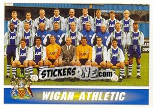 Cromo Wigan Athletic 1996/97 Squad - 1st Division 1996-1997 - Panini