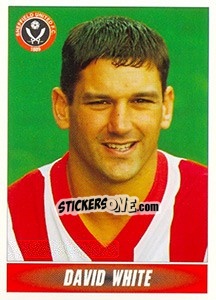Sticker David White - 1st Division 1996-1997 - Panini
