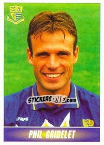 Sticker Phil Gridelet - 1st Division 1996-1997 n. 307 - Panini