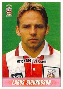 Sticker Larus Sigurdsson - 1st Division 1996-1997 - Panini