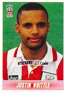 Sticker Justin Whittle - 1st Division 1996-1997 n. 321 - Panini