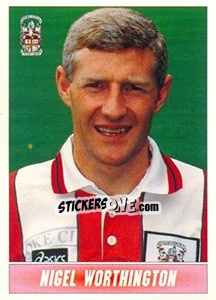 Sticker Nigel Worthington - 1st Division 1996-1997 n. 322 - Panini