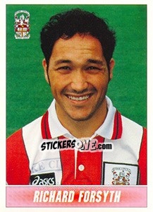 Sticker Richard Forsyth - 1st Division 1996-1997 n. 324 - Panini