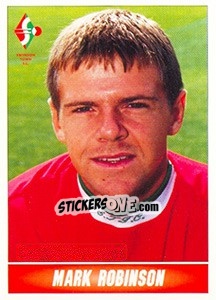 Sticker Mark Robinson - 1st Division 1996-1997 n. 335 - Panini