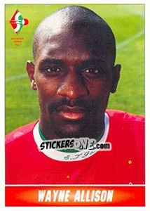 Sticker Wayne Allison - 1st Division 1996-1997 - Panini