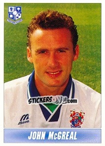 Sticker John McGreal - 1st Division 1996-1997 - Panini