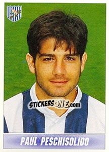 Cromo Paul Peschisolido - 1st Division 1996-1997 - Panini