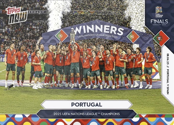 Sticker Portugal Winners - Now Nations League Finals 2024 n. 4 - Topps