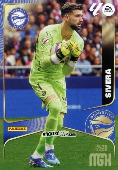 Figurina Sivera - Laliga 2025-2026. Megacracks n. 20 - Panini