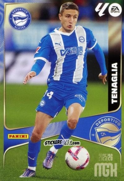 Figurina Tenaglia - Laliga 2025-2026. Megacracks n. 22 - Panini